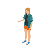 Personnage debout